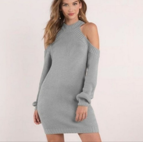TOBI Mini Sweater Cutout Shoulder Dress size M - Picture 12 of 12